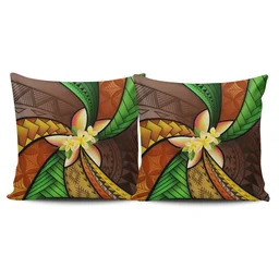 Kanaka Maoli ( Hawaiian) Pillow Covers - Polynesian Plumeria Personal Signature | Love The World