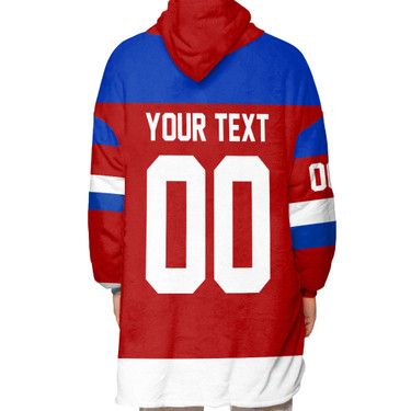 1sttheworld Clothing - (Custom) Norway Hockey Jersey Style - Oodie Blanket  Hoodie A7
