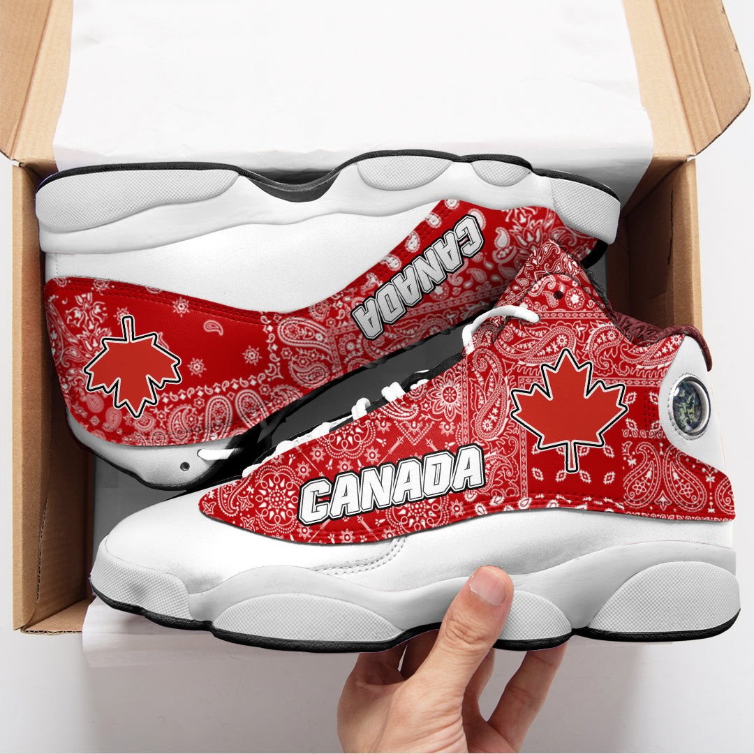 1sttheworld Shoes - Canada Sneakers J.D. 13 Paisley Bandana