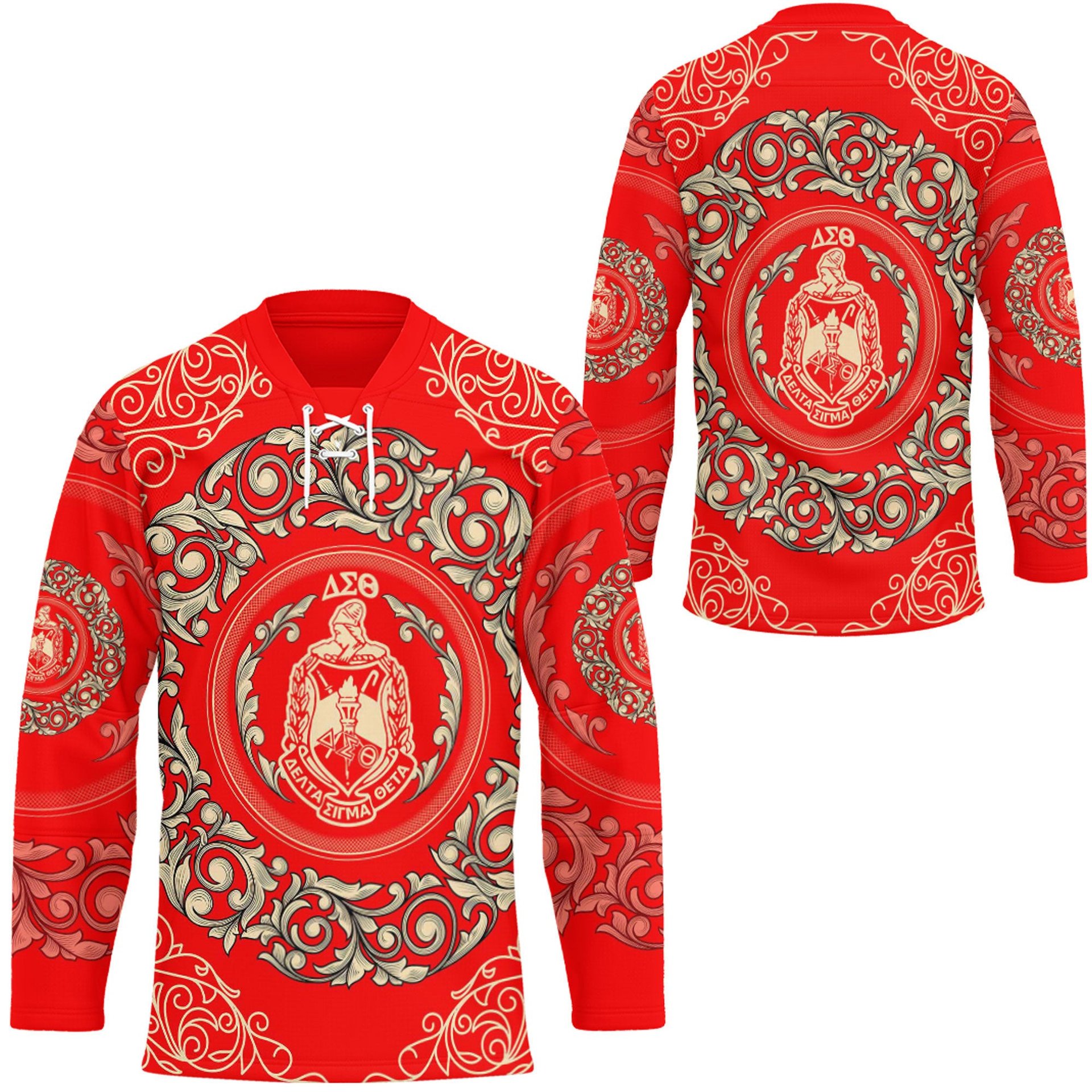 Delta Sigma Theta Sorority Hockey Jersey A35