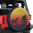 Sasquatch With Unicorn Spare Tire Cover - Jeep Tire Covers