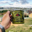 Set 3 Green Best Camping Campfire Travel Mugs 2025