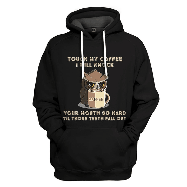 Flowermoonz 3D I Will Knock Your Mouth Hoodie Apparel