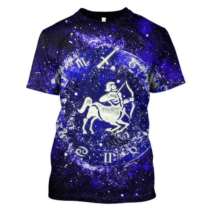 Flowermoonz Zodiac Sagittarius Hoodies - T-Shirts Apparel