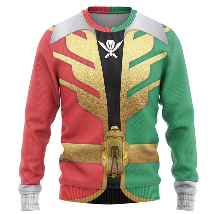Flowermoonz 3D Power Rangers Super Megaforce Christmas Ranger Custom Hoodie Tshirt Apparel