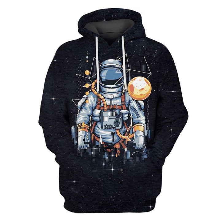 Flowermoonz Astronaut Machine Outerspace Custom T-shirt - Hoodies Apparel