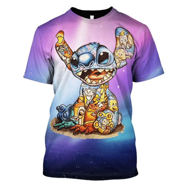 Flowermoonz Lilo and Stitch Hoodies - T-Shirts Apparel