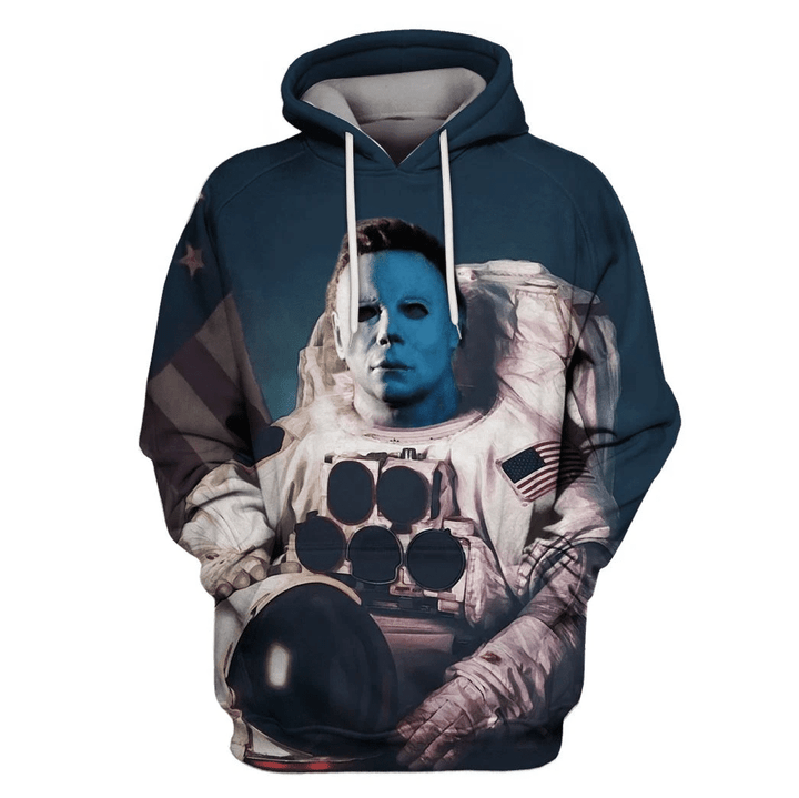Flowermoonz Astronaut Michael Myers Custom T-shirt - Hoodies Apparel