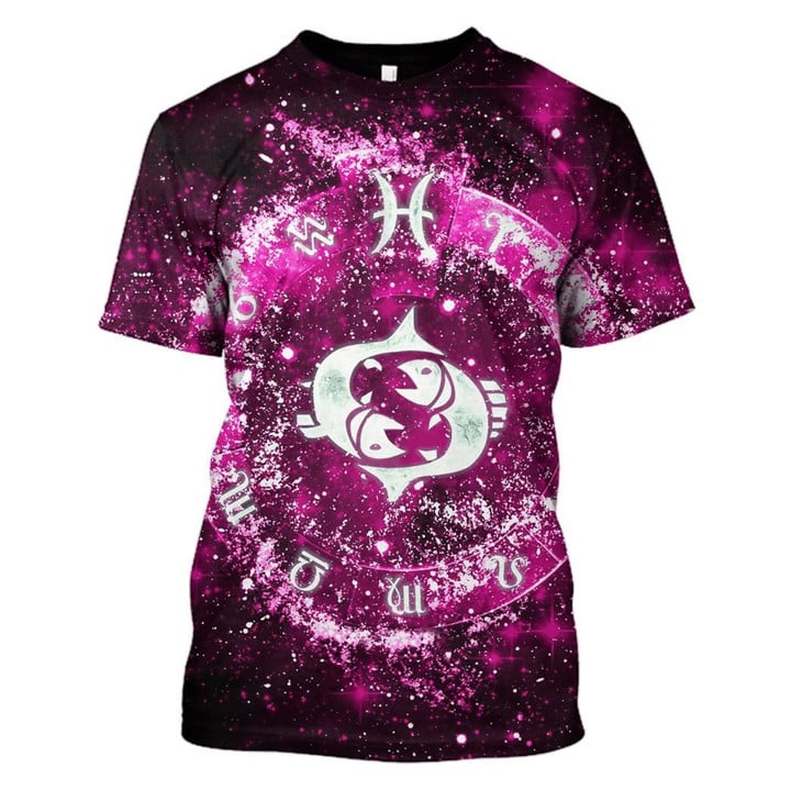 Flowermoonz Zodiac Pisces Hoodies - T-Shirts Apparel