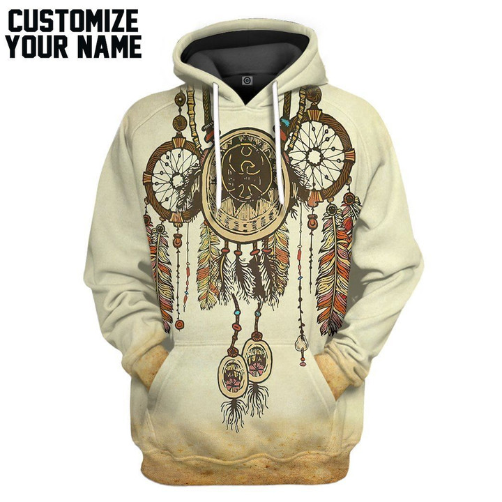 Flowermoonz 3D Dreamcatcher Native American Custom Name Tshirt Hoodie Apparel