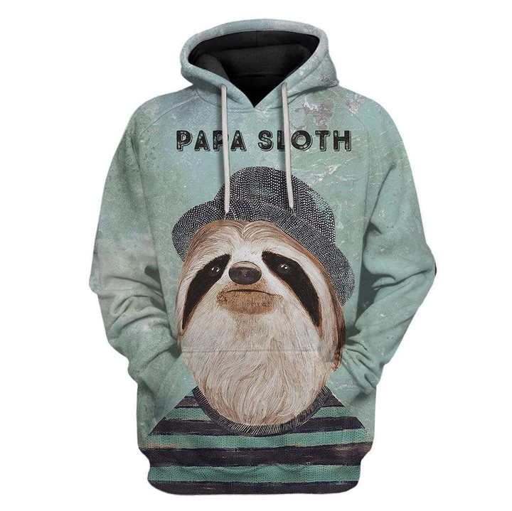 Flowermoonz Custom T-shirt - Hoodies PAPA Sloth