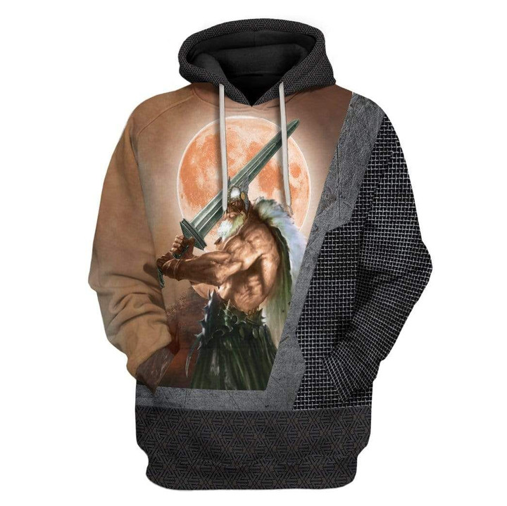 Flowermoonz Viking God Warrior Custom T-Shirts Hoodies Apparel