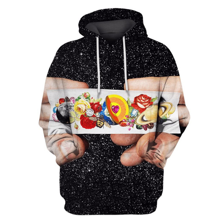 Flowermoonz You've Got the Whole World in Your Hands T-Shirts - Zip Hoodies Apparel