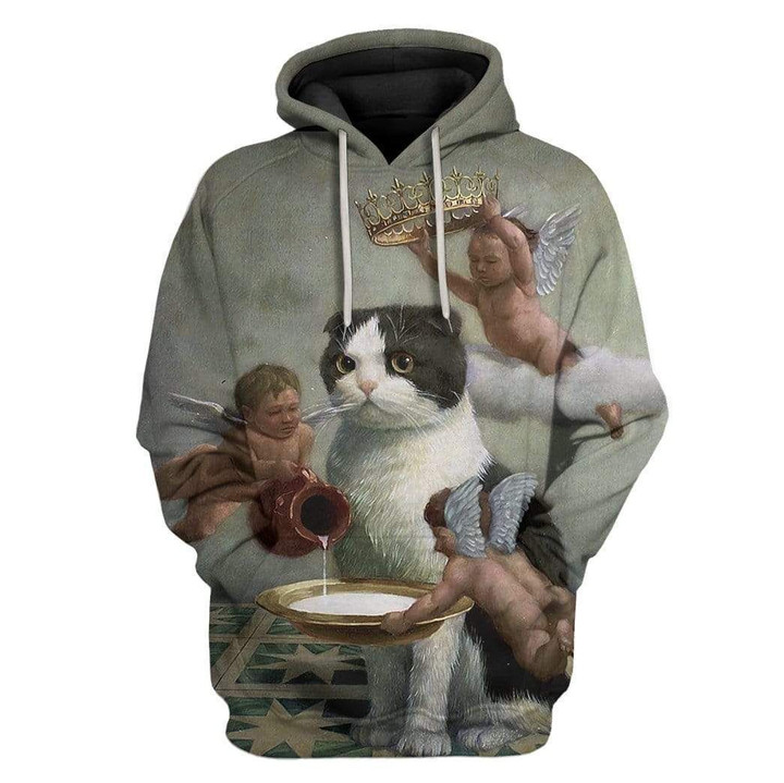 Flowermoonz Angel Cat Custom T-Shirts Hoodies Apparel