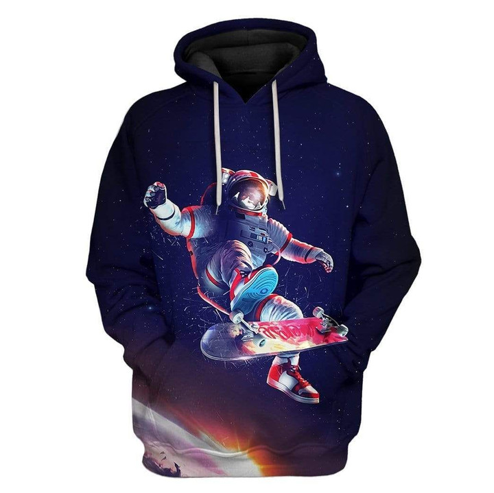 Flowermoonz Custom Skateboarding Astronaut Apparel