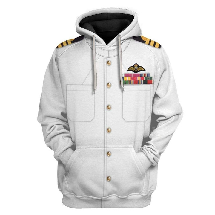 Flowermoonz Hoodie Custom White Uniforms Of The Royal Navy Apparel