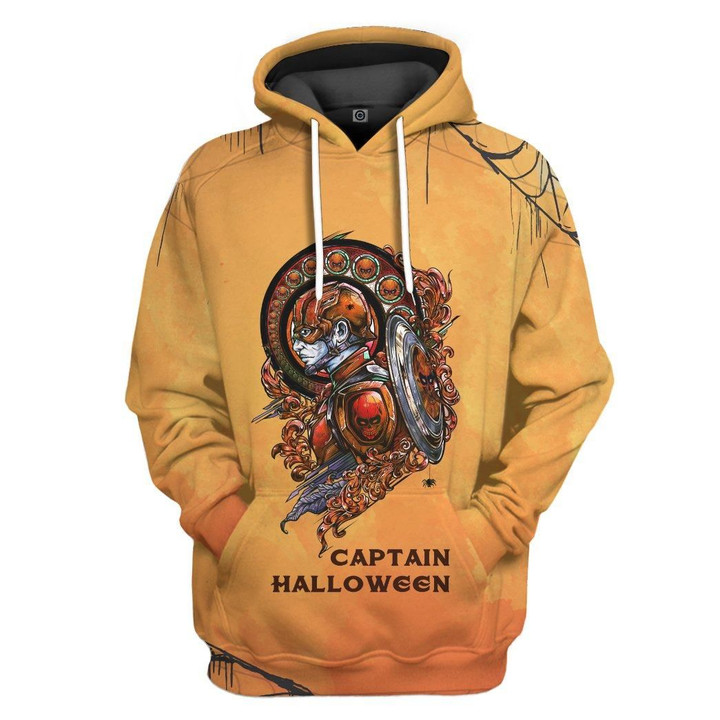 Flowermoonz 3D Captain Halloween Custom Hoodie Apparel