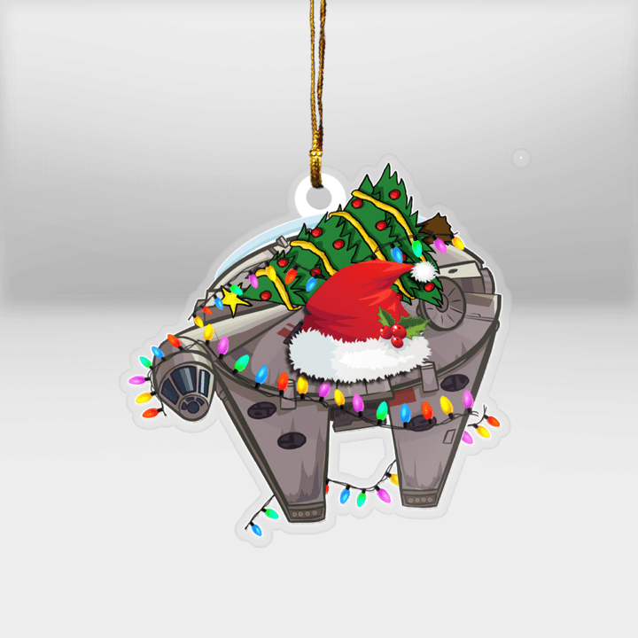 Starship Christmas Ornament 011