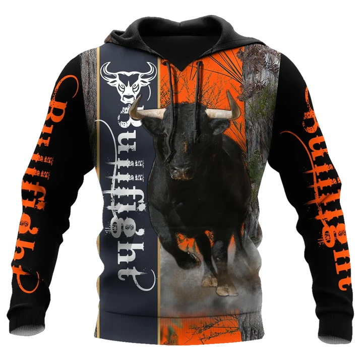 Bullfight Persionalized Name 3D All Over Printed Shirts