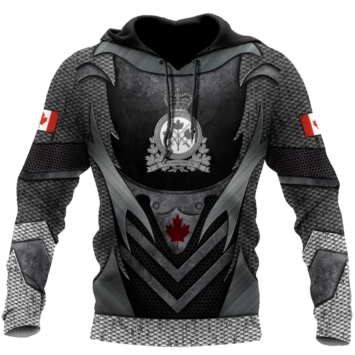 Personalized Name XT Canadian Army 3D Printed Shirts PD05042102