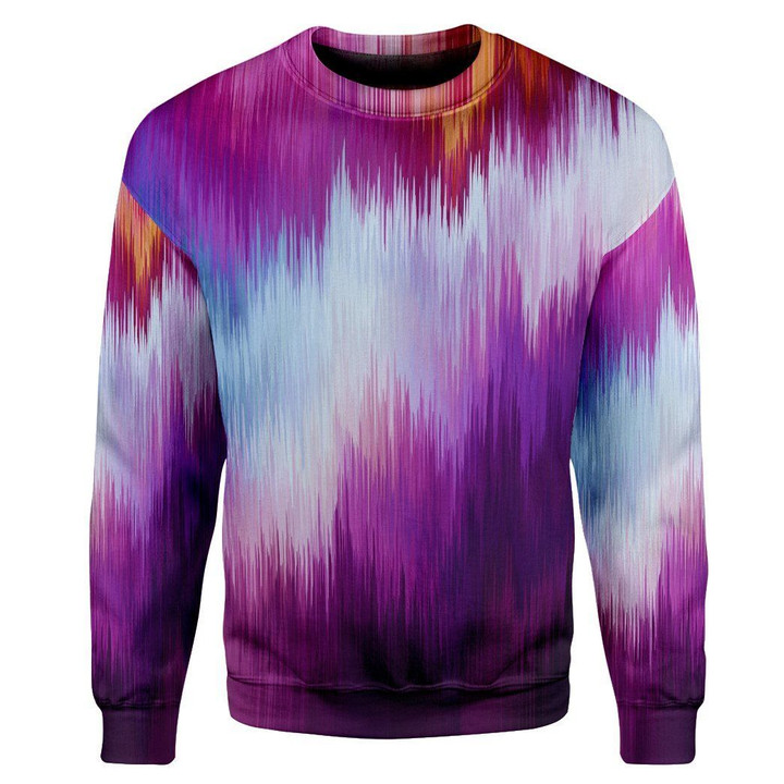 Flowermoonz 3D Glitch Sweatshirt Apparel