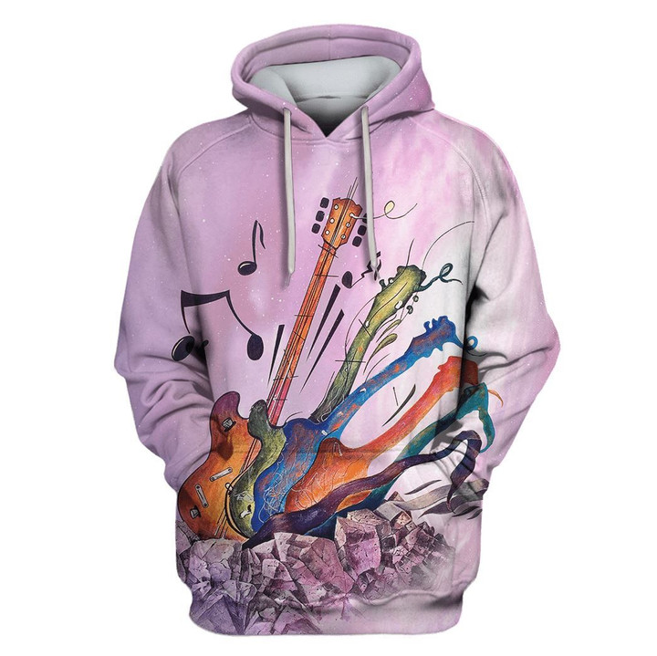Flowermoonz Guitar Custom T-shirt - Hoodies Apparel