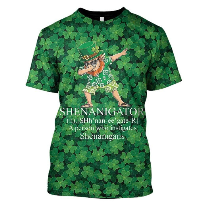 Flowermoonz shenanigator St. Patrick's Day Custom T-shirt - Hoodies Apparel