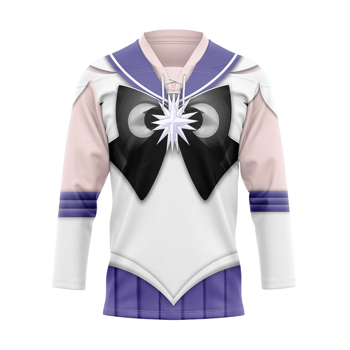 Flowermoonz 3D Sailor Saturn Custom Hockey Jersey