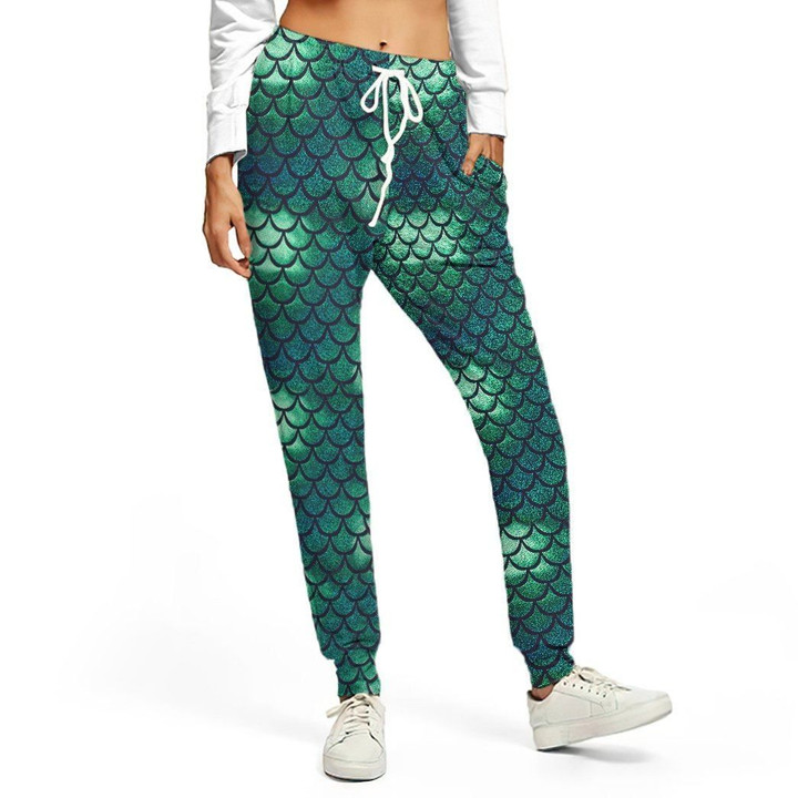 Flowermoonz 3D Ariel Mermaid Custom Sweatpants Apparel