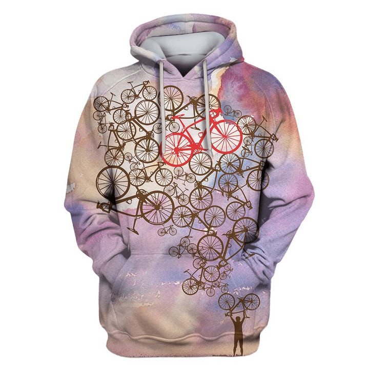 Flowermoonz Bicycle Custom T-shirt - Hoodies Apparel