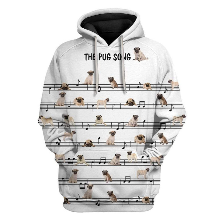 Flowermoonz Custom T-shirt - Hoodies Pug Song