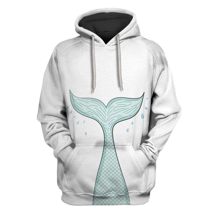 Flowermoonz Mermaid Tail Custom T-shirt - Hoodies Apparel
