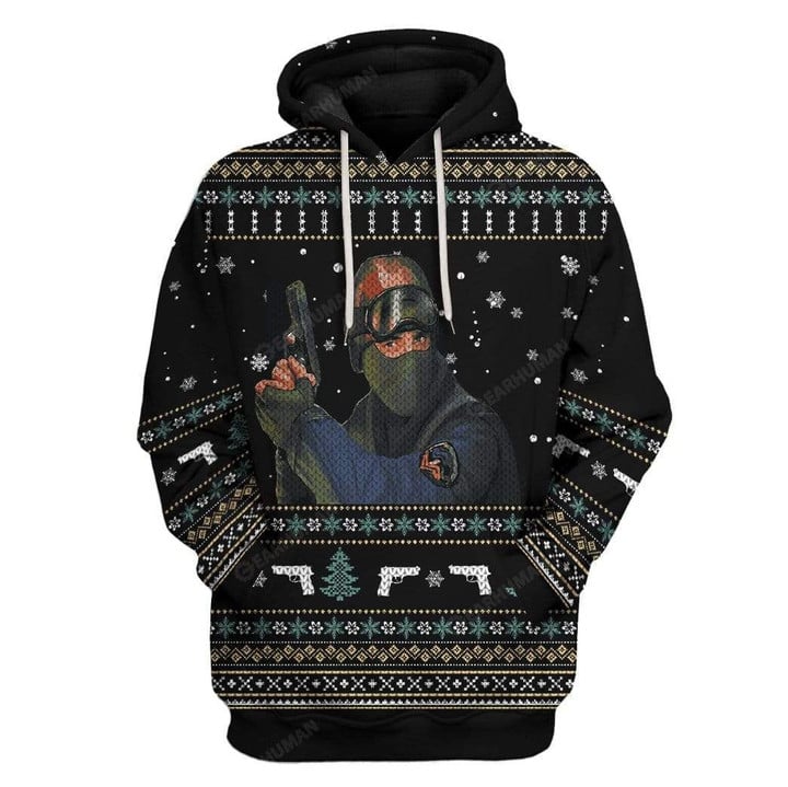 Flowermoonz Ugly Counter Strike Custom T-shirt - Hoodies Apparel