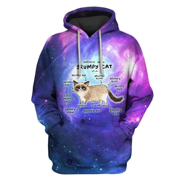 Flowermoonz 9Rumpy cat Custom T-shirt - Hoodies Apparel