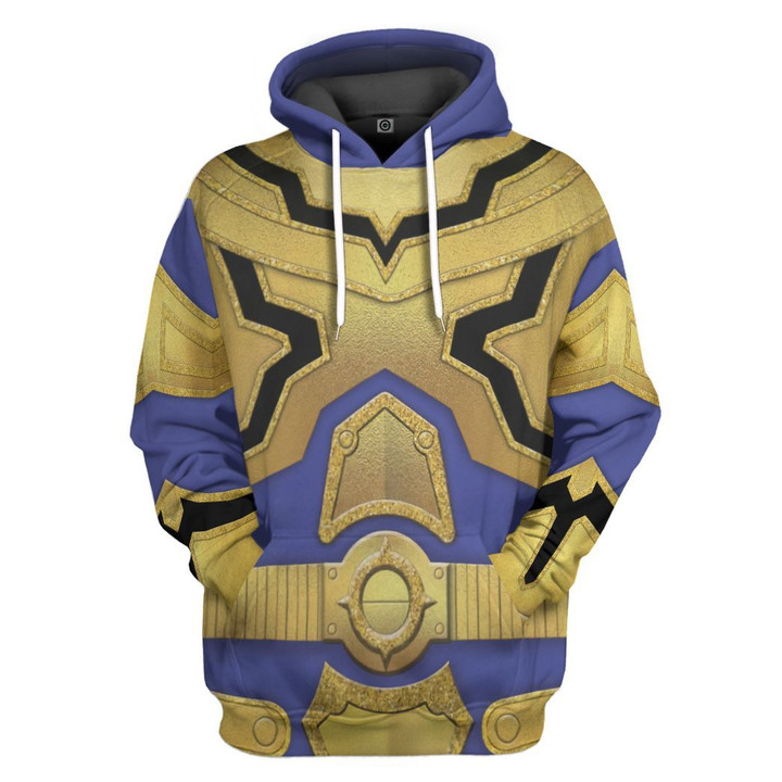 Flowermoonz 3D Solaris Knight Laser Power Rangers Mystic Force Custom Tshirt Hoodie Apparel