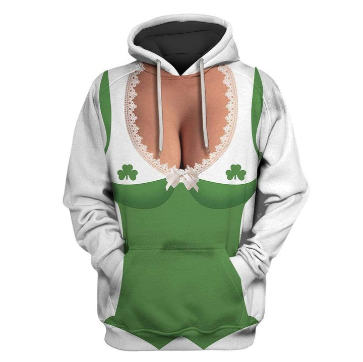 Flowermoonz St Patricks Day Funny Custom T-shirt - Hoodies Apparel