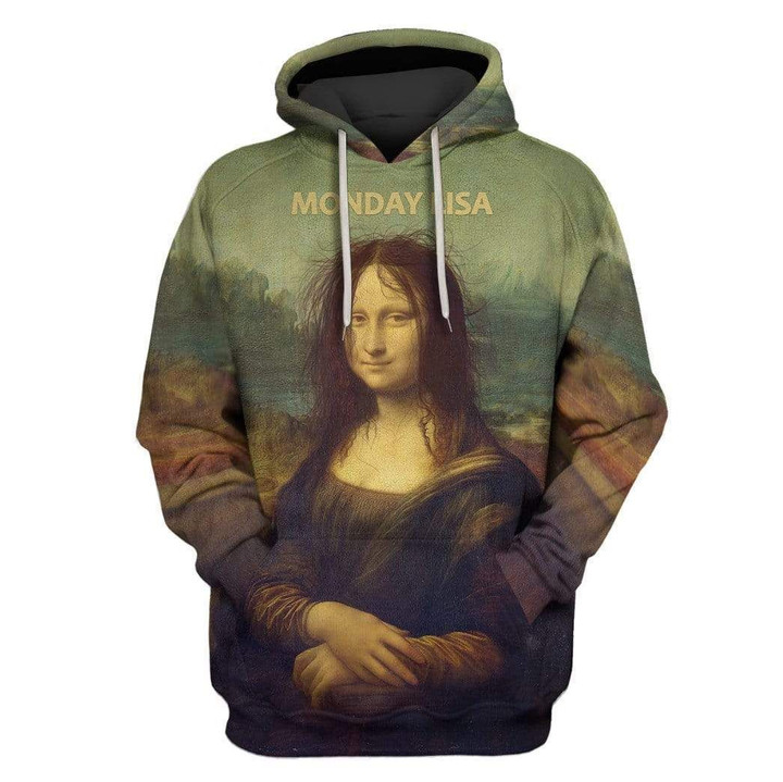 Flowermoonz Mona Lisa Custom T-shirt - Hoodies Apparel