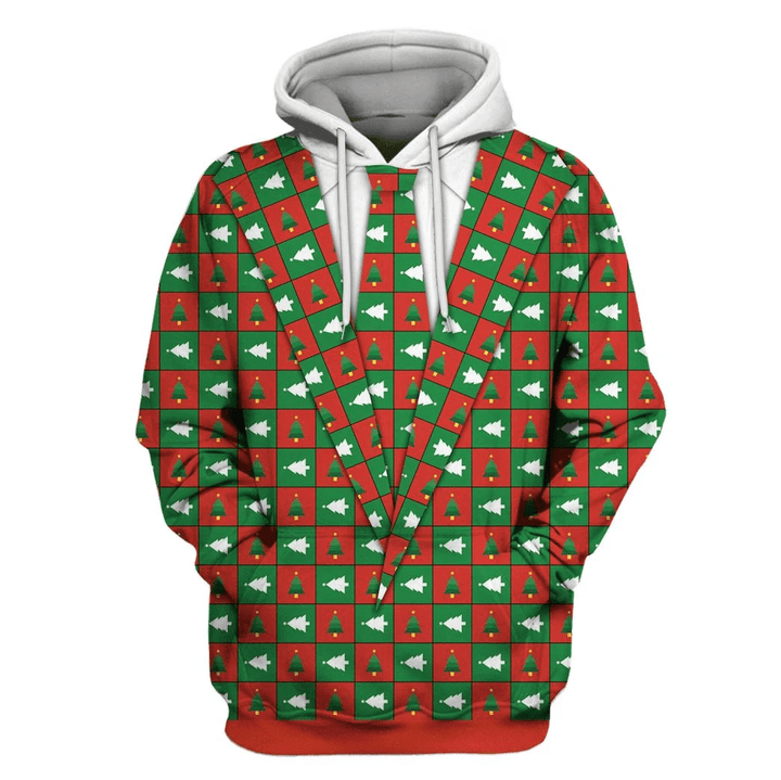 Flowermoonz Suit For Christmas Custom T-shirt - Hoodies Apparel