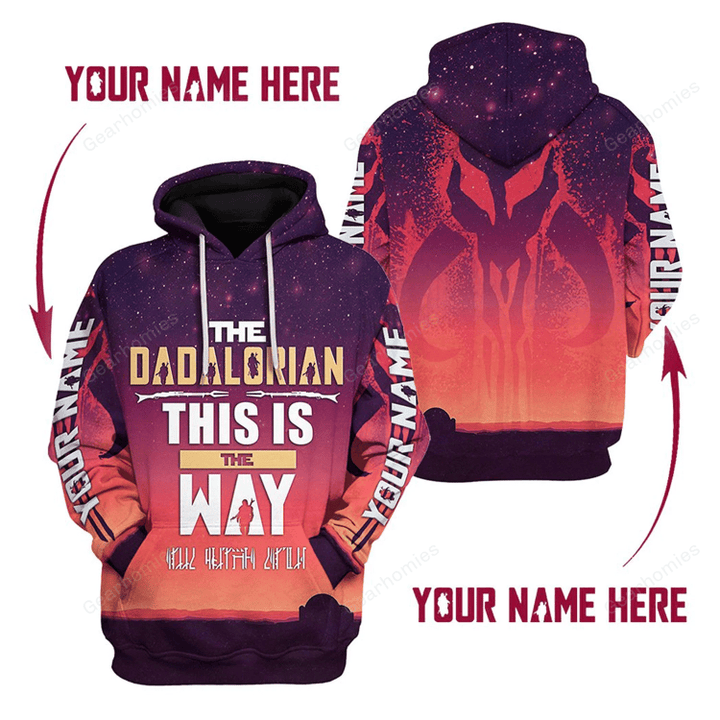 Mikyos Personalized Unisex Hoodies Pullover Sweatshirt This Is The Way 3D