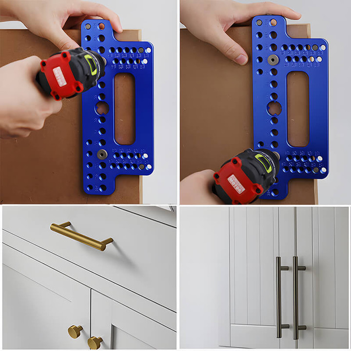 Levoite Cabinet Hardware Template Jig for Handle and Knob Installation