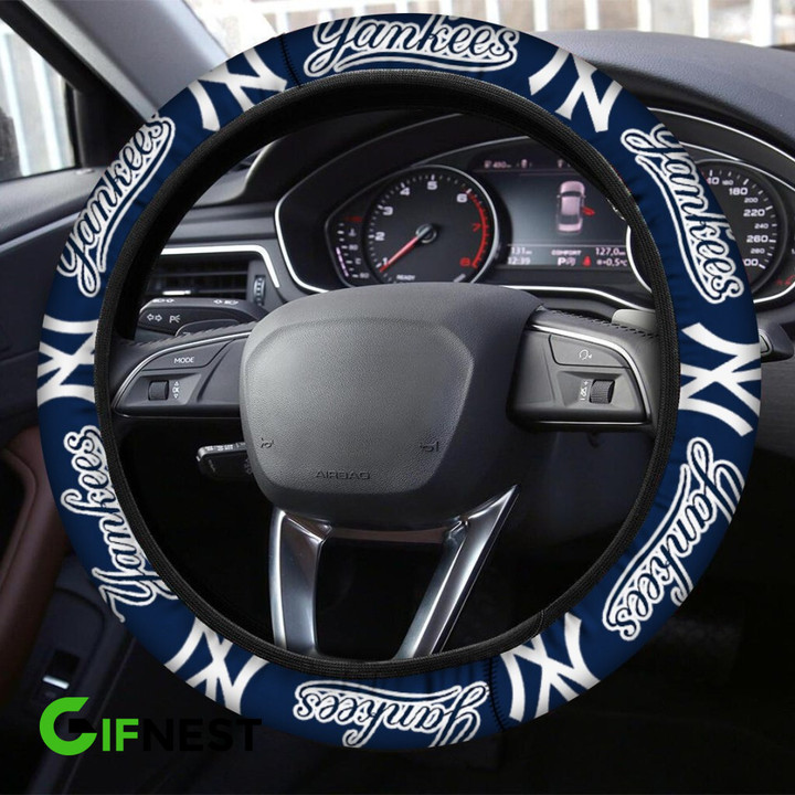 NYY Steering Wheel Cover