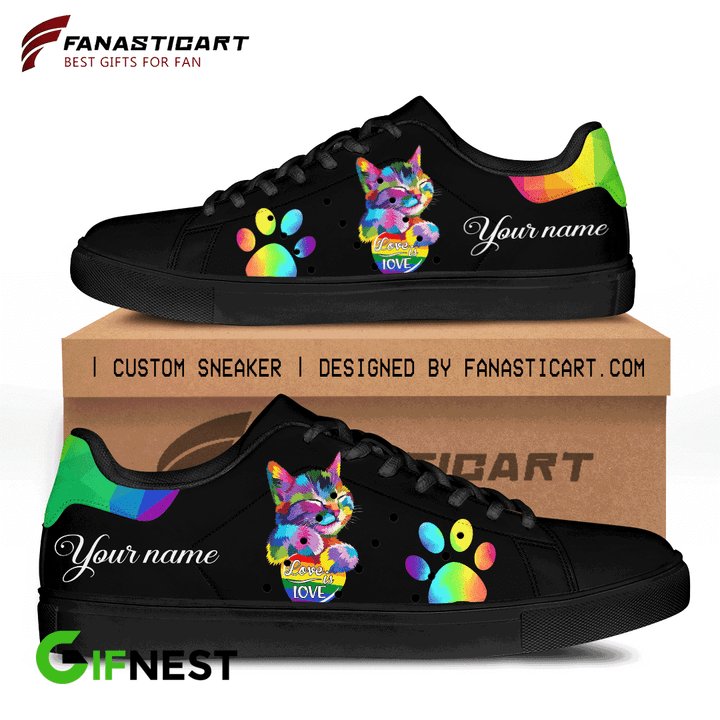 Personalized LGBT Skate Shoes