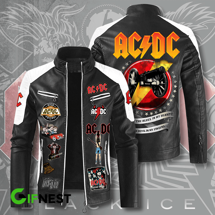 Rock Band Premium Leather Bomber - HIEUCM2955