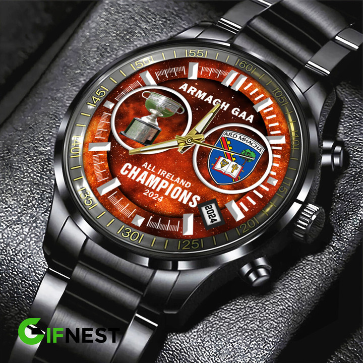 AGAA Black Stainless Steel Watch - MAILY22039
