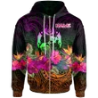 Alohawaii Clothing, Zip Hoodie Tonga Polynesian Personalised, Summer Hibiscus | Alohawaii.co