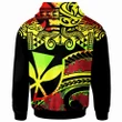Alohawaii Clothing, Zip Hoodie Hawaii - Polynesian Pattern Vintage Style Reggae Color | Alohawaii.co