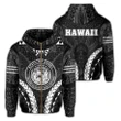 Alohawaii Clothing, Zip Hoodie Polynesian Kakau Seal Of Hawaii, Sport Style Version 2.0 | Alohawaii.co
