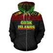 Alohawaii Clothing, Zip Hoodie Cook Islands Polynesian Horizontal Reggae | Alohawaii.co