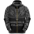 Alohawaii Clothing, Zip Hoodie Norfolk Island (Gray) Polynesian | Alohawaii.co