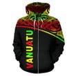 Alohawaii Clothing, Zip Hoodie Vanuatu Polynesian, Reggae Curve | Alohawaii.co